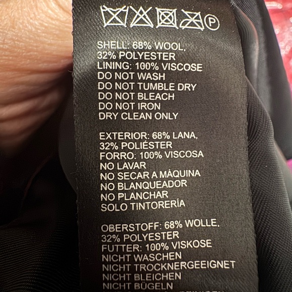 Anthropologie size 6 wool blend winter long coat, brand new with tags,never worn - Picture 3 of 4